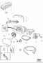 Diagram Rearview mirrors manually retractable for your 2005 Volvo XC90