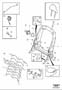 Diagram Backrest, electrically operated for your 2012 Volvo S60