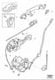 Diagram Handle rear door without keyless entry system for your 2004 Volvo S40