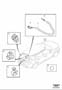 Diagram Washer equipment, rear for your 2010 Volvo XC60