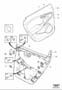 Diagram Door panel rear for your 2006 Volvo S60