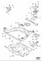 Diagram Engine mountings for your Volvo V60