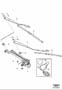 Diagram Windshield wipers for your 2010 Volvo V70