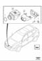 Diagram Park assist wide-angle camera front for your Volvo S60L