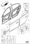 Diagram Side door assembly for your 2020 Volvo V90 Cross Country 2.0l 4 cylinder Turbo