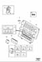 Diagram Control panel centre console (CCM) for your 2005 Volvo XC90