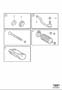 Diagram Service kits steering gear for your Volvo V60