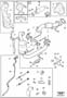 Diagram Catalytic converter Cars with emission code 3, see product plate. With particle filter. For cars with emission code 5, see product sign. Without particle filter. for your Volvo V60