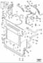 Diagram Radiator and connections for your 2008 Volvo XC90