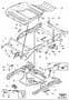 Diagram Supporting frame for seat, manually adjustable for your 2011 Volvo S60