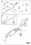 Diagram Catalytic converter for your Volvo V60