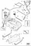 Diagram Fuel tank and connecting parts for your Volvo