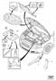 Diagram Insulation and covers, engine compartment for your Volvo