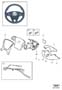 Diagram Steering wheel, 3-spoke standard for your 2005 Volvo V50