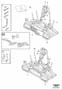 Diagram Bicycle holder tow bar mounted, 2 bicycles for your 2001 Volvo S60