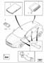 Diagram Remote control key system with keyless entry system for your 2016 Volvo V60 Cross Country