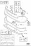 Diagram Bumper, rear, body parts for your 2016 Volvo XC90