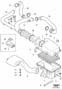 Diagram Air cleaner and throttle housing for your 1988 Volvo