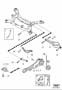 Diagram Rear suspension without level control for your Volvo