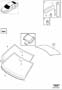 Diagram Glass and sealing moulding for windscreen and rear window for your Volvo