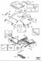 Diagram Supporting frame for seat, manually adjustable for your Volvo