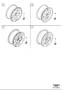Diagram Aluminium rims 17" for your 2017 Volvo XC60