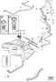 Diagram Fuel tank and connecting parts for your Volvo S80