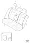 Diagram Upholstery rear seat for your Volvo V50