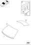 Diagram Glass and sealing moulding for windscreen and rear window for your 2016 Volvo XC70