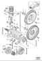 Diagram Crank mechanism for your 2002 Volvo S40 2.0l 4 cylinder Turbo