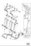 Diagram Injector and high-pressure line for your Volvo