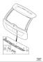 Image of Handle Tailgate. image for your 2005 Volvo XC90