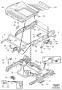 Diagram Supporting frame for seat, manually adjustable for your Volvo