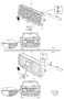 Diagram Radiator grille for your 1991 Volvo 740