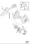 Diagram Rear wheel brake for your 2005 Volvo XC90