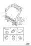 Diagram Seals body, cargo compartment for your Volvo S60