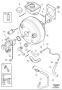 Diagram Master cylinder, power brake booster for your 2016 Volvo XC90