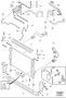 Diagram Radiator and connections for your 2010 Volvo C30 2.4l 5 cylinder