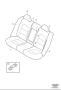 Diagram Upholstery rear seat for your 1998 Volvo V70