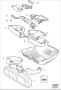 Diagram Internal rearview mirror for your 2015 Volvo V60 2.5l 5 cylinder Turbo