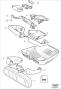 Diagram Internal rearview mirror for your Volvo XC70