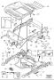 Supporting frame for seat, manually adjustable (1/6)