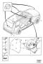 Diagram Parking assistance camera pac360 for your 2023 Volvo S90