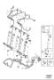 Diagram Injector and high-pressure line, Injector and pressure pipe for your Volvo