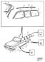 Diagram Trim mouldings for your 1990 Volvo 240
