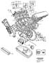 Diagram Engine with fittings for your Volvo V70