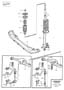 Diagram Front spring suspension for your 2002 Volvo S40