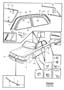 Diagram Trim mouldings for your 1983 Volvo 240
