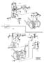 Diagram Compressor Compressor mountings compressor driving 4-Cylinder for your Volvo