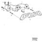 Diagram Exhaust manifold for your Volvo 240